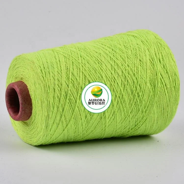 
NE 12/1 recycled cotton polyester towel yarn for weaving looms 