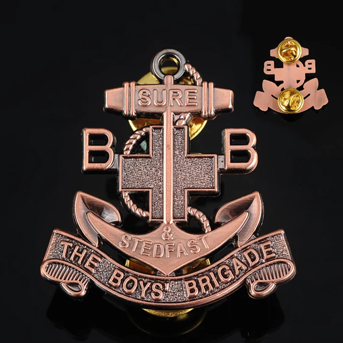 antique gold/antique silver/antique bronze pin in any size