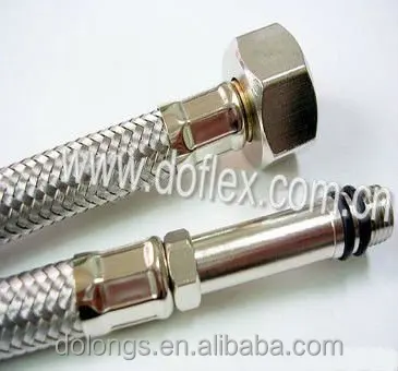 
Doflex 2018 new fashion Stainless Steel 304 Flexible Braided Hose 1/2 inch x M10x1 