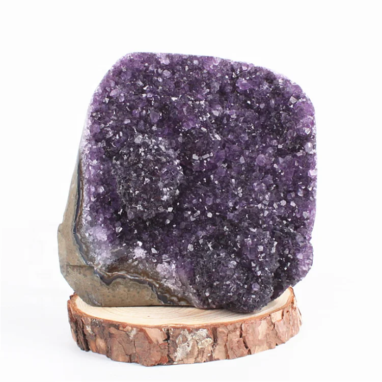Wholesale Spirit Quartz Amethyst Druzy Crystal Cluster
