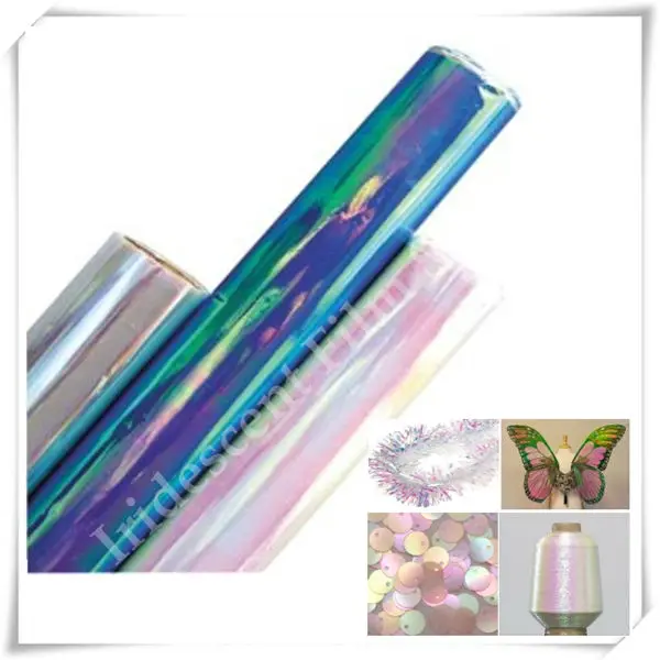 Pre glued laminating Iridescent Film hot lamination film thermal laminating film