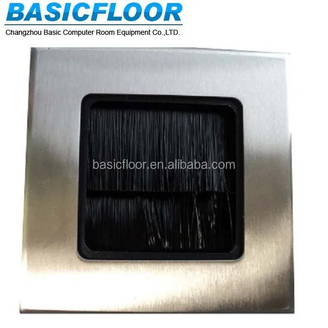 
Gold supplier China operating room flooring brush grommet access floor 