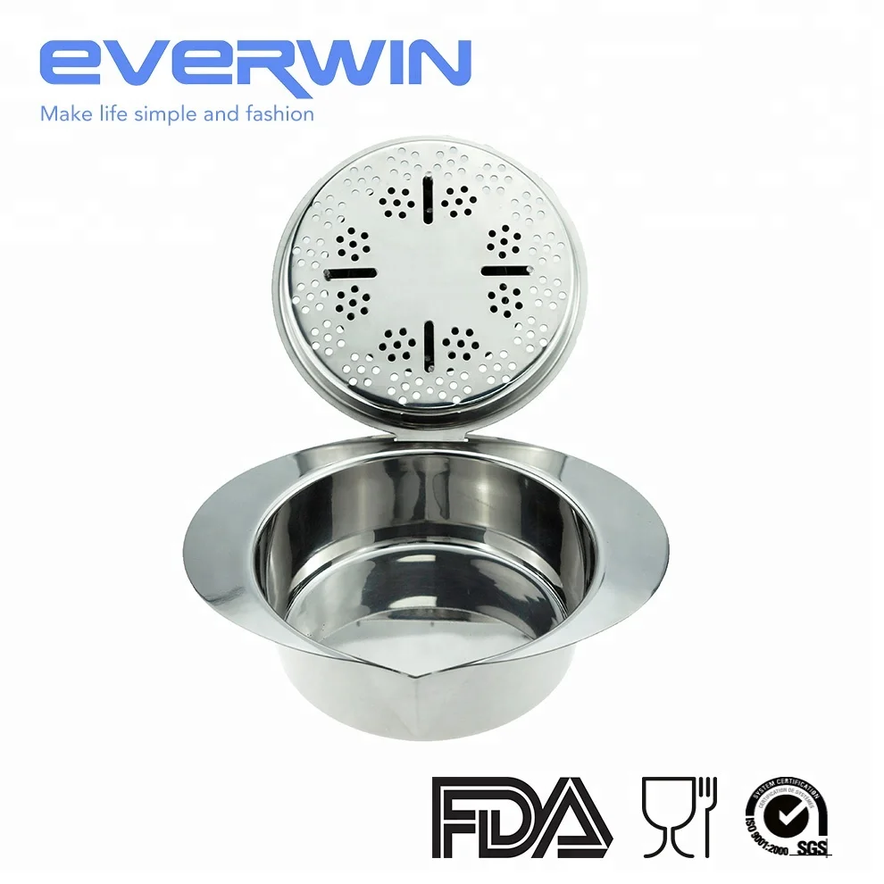 Manual Stainless Steel Lemon Juicer with 3 Replaceable Juicers,Hand Citrus Squeezer