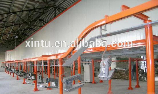 эпоксидной порошковое покрытие производственной линии порошковой окраски завод