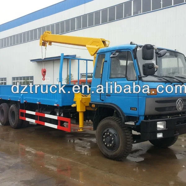 Dongfeng rear double-shaft truck cranes for sale