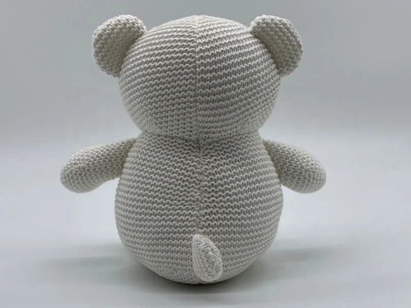 pure organic bear toy organic corn fiber stuffed animal teddy bear baby safty toy