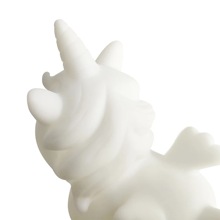 NEW DESIGN unicorn shape battery power warm baby night light for Kids