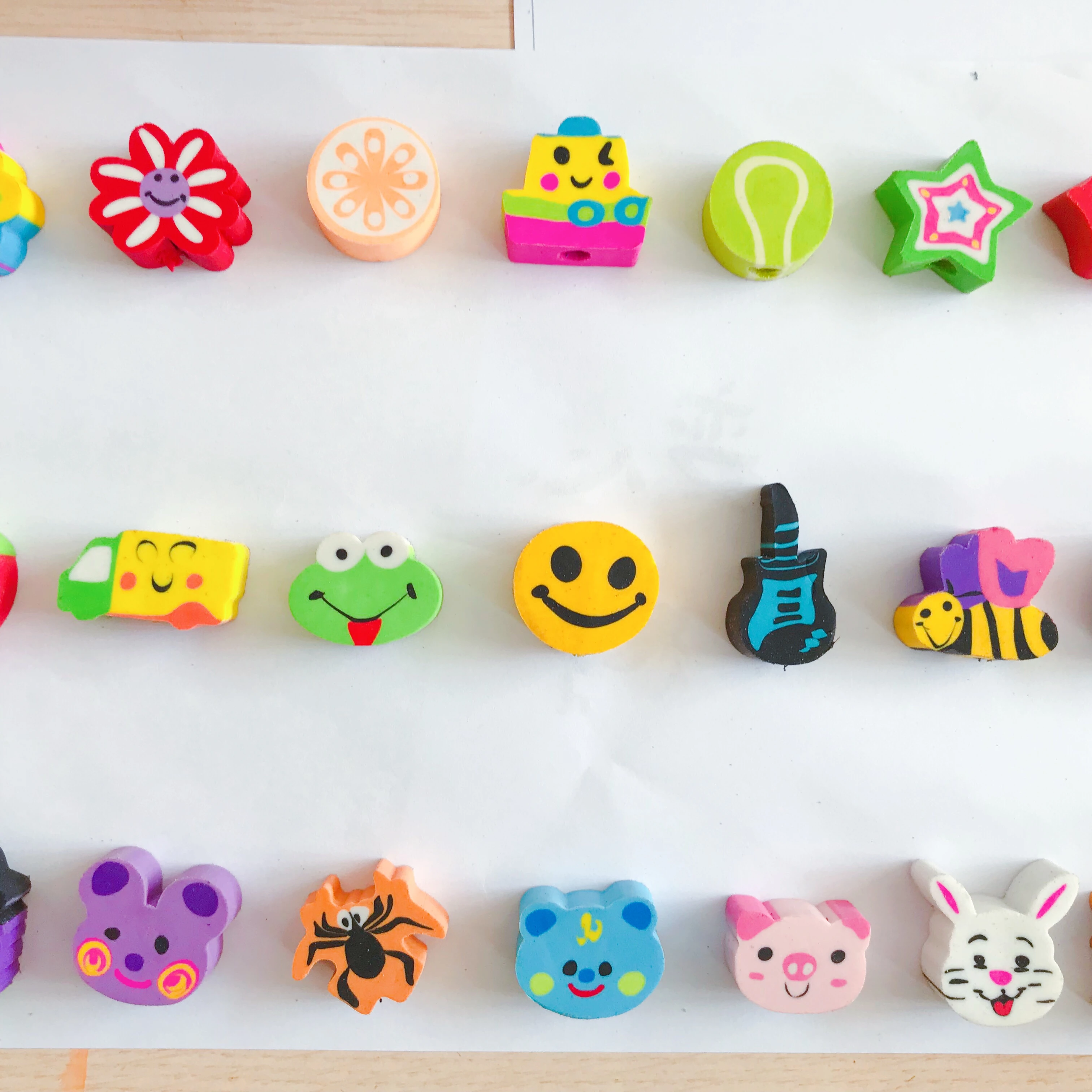 Cheap Promotional 2D Eraser With Different Shapes And Colors
