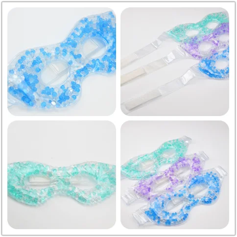 eye mask gel ice pack with beads gel balls reusable hot cold eye mask for beauty or eye relaxing
