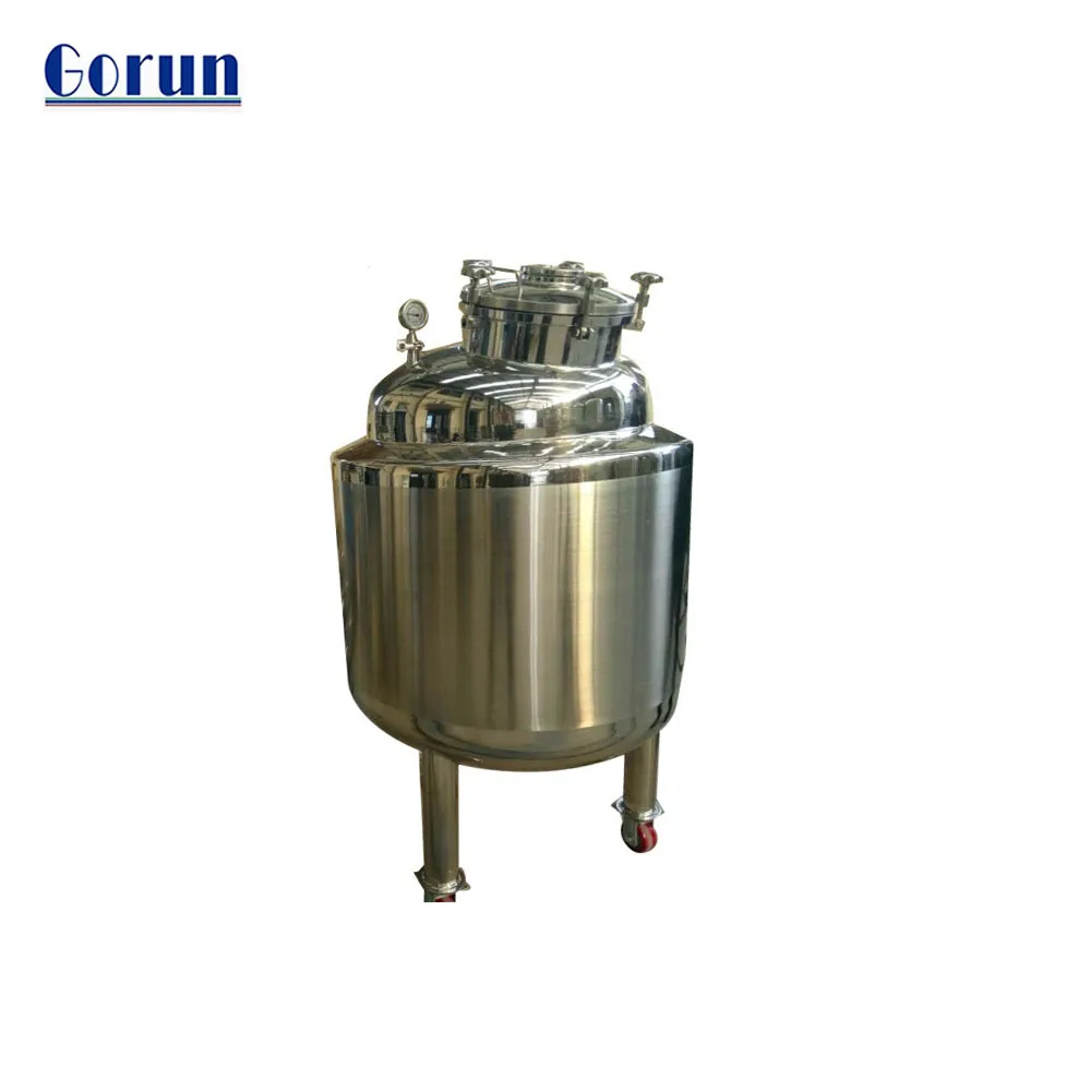 
Sanitary 500L stainless steel olive oil storage tanks 