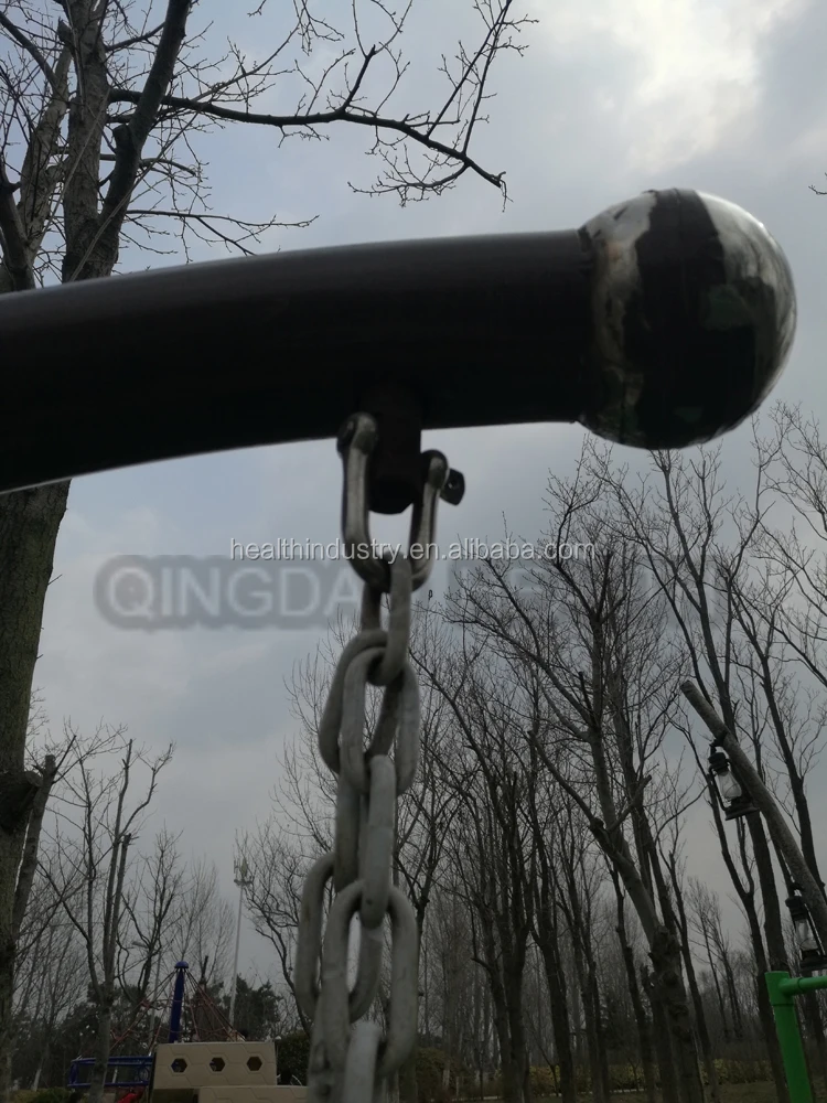 Heavy fastener shackle for outdoor hanging chair, relax cacolet fixings