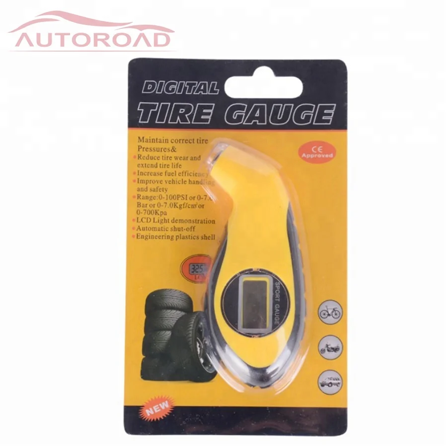 Luminant LCD Digital Screen Display Tire Gauge Car Tire Pressure Monitor Car Air Pressure Tester Portable Repair Tools