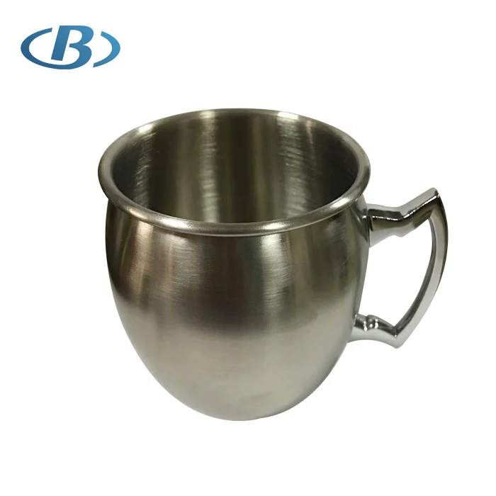 High Quality 16oz Stainless Steel Julep Moscow Mule Mug Beer Cup with Different Color