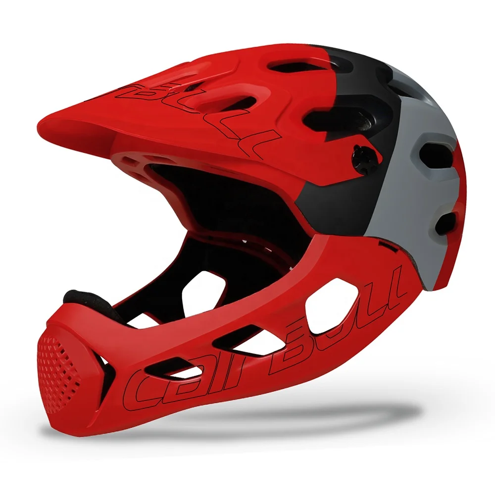 
CAIRBULL ALLCROSS Adults Full Face All Mountain Bike Helmet Enduro MTB Bicycle Helmet Removable Chin Bar CE CPSC Certified 