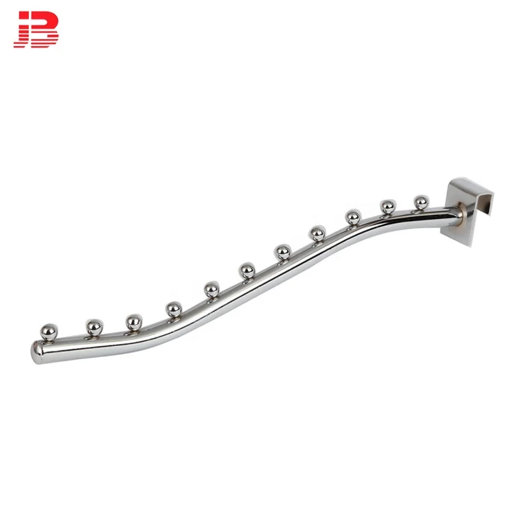 Crossbar  D19 mm tube 9beads bent  350 mm clothes display hook