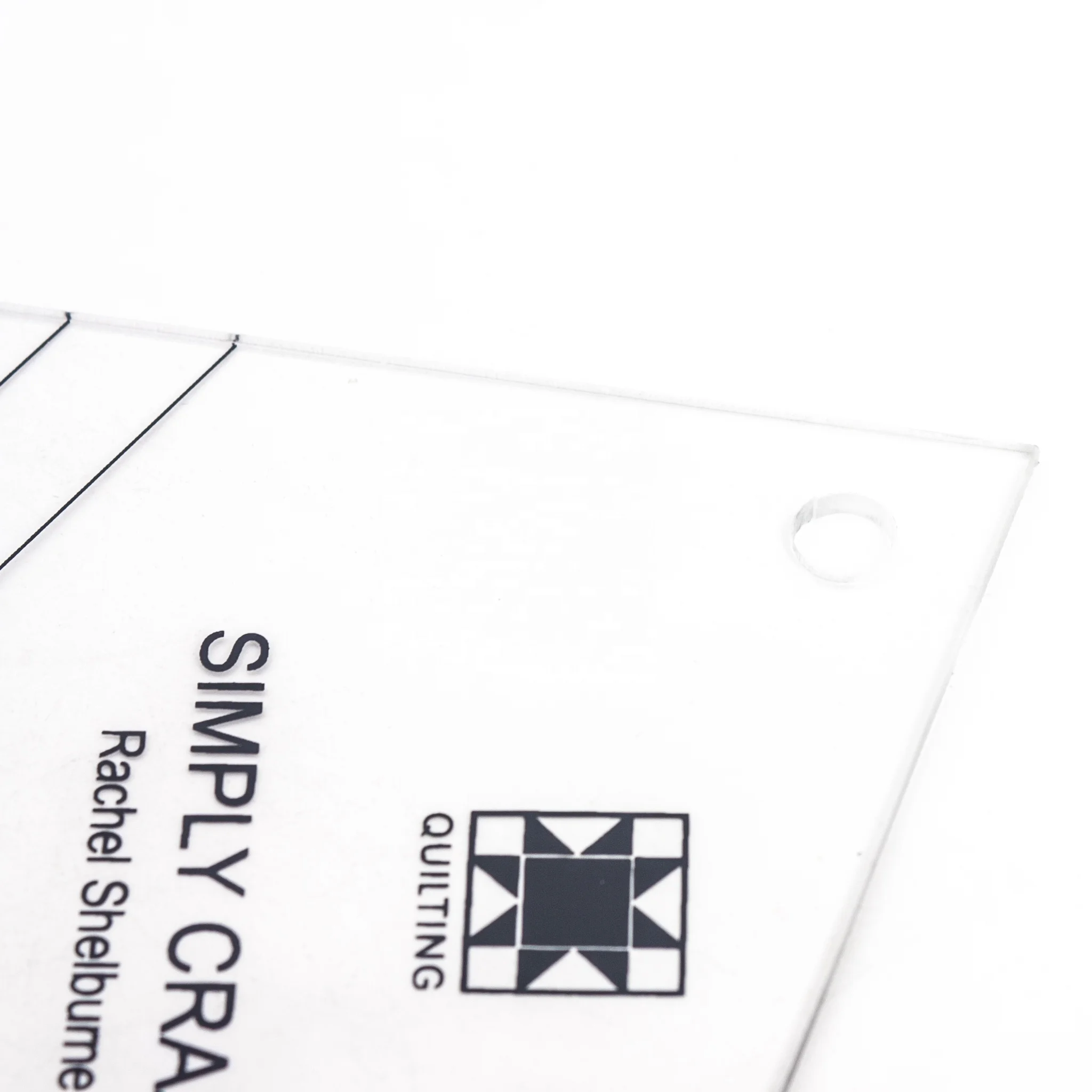 
EZ-02 Acrylic Simply Crazy Template Ruler by Rachel Shelburne Quilting Ruler for Cutting Sewing Tailor Patchwork Supplies 