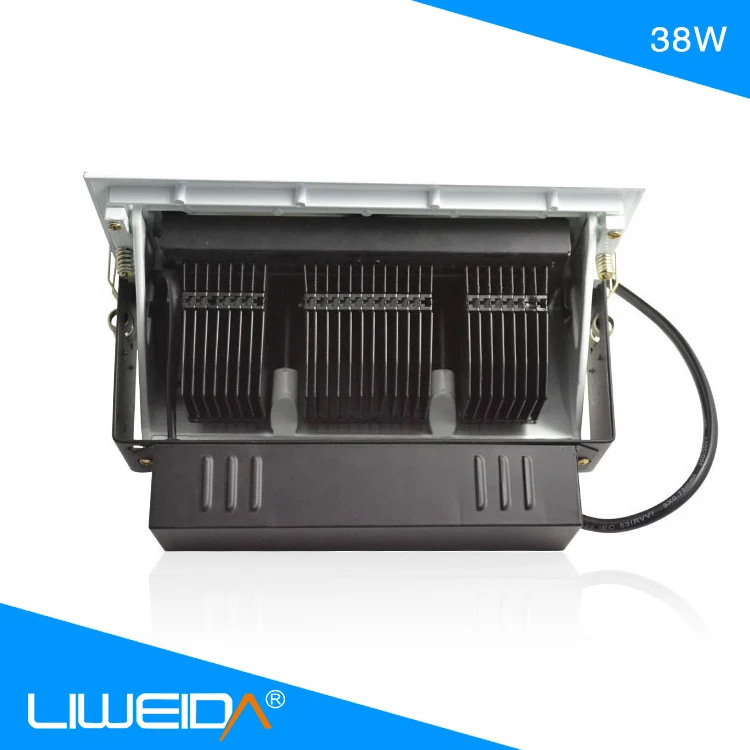 High power led panel lights ceiling down light 38w SMD LED Rectangular downlight