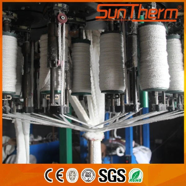 Ceramic fiber insulation squares fireproof rope