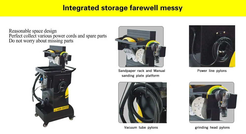 CE approval dust extractor for paint polishing equipment for car care