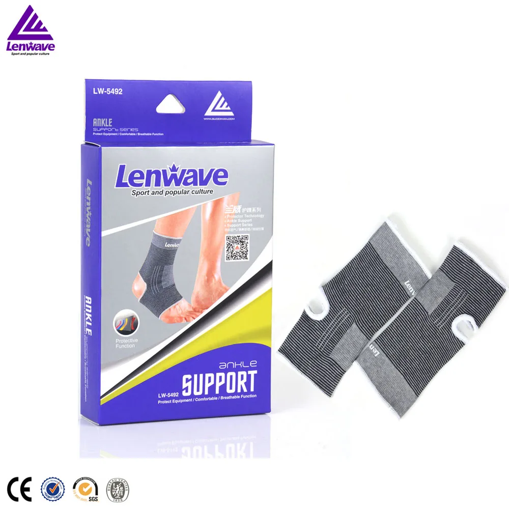 Lenwave brand brace price for running,basketball,walking,neoprene waterproof outdoor sock ankle support