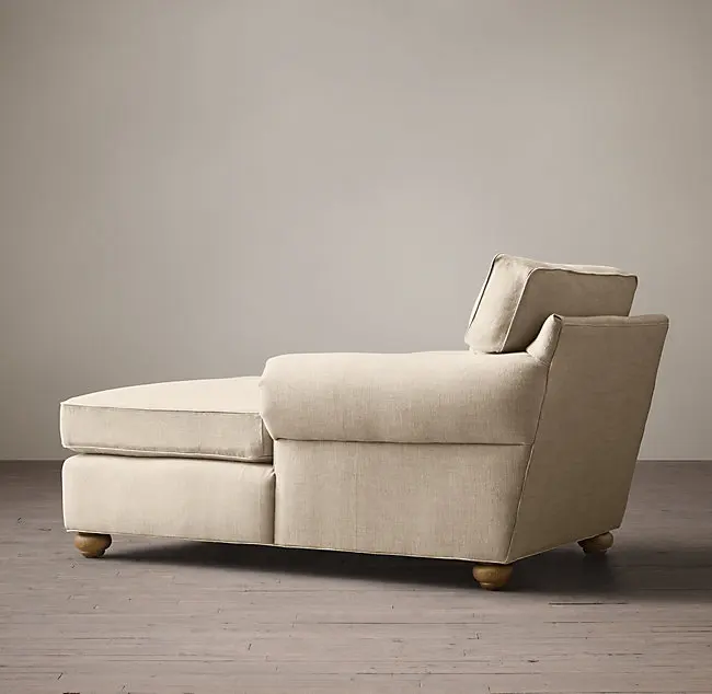 Retro style casual single sofa fabric sofa recliner sofa