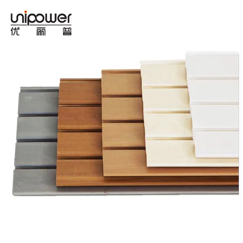 Unipower Grey Garage Slat Wall Garage Storage System PVC wall panels