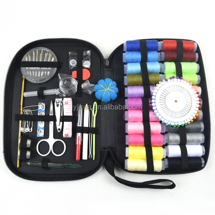 Hot Sale 126pcs Accessories Black Bag Best Sewing Kit For Home