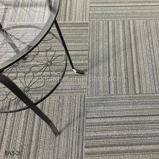 HOT 50x50cm commercial carpet with pvc backing office carpet tiles