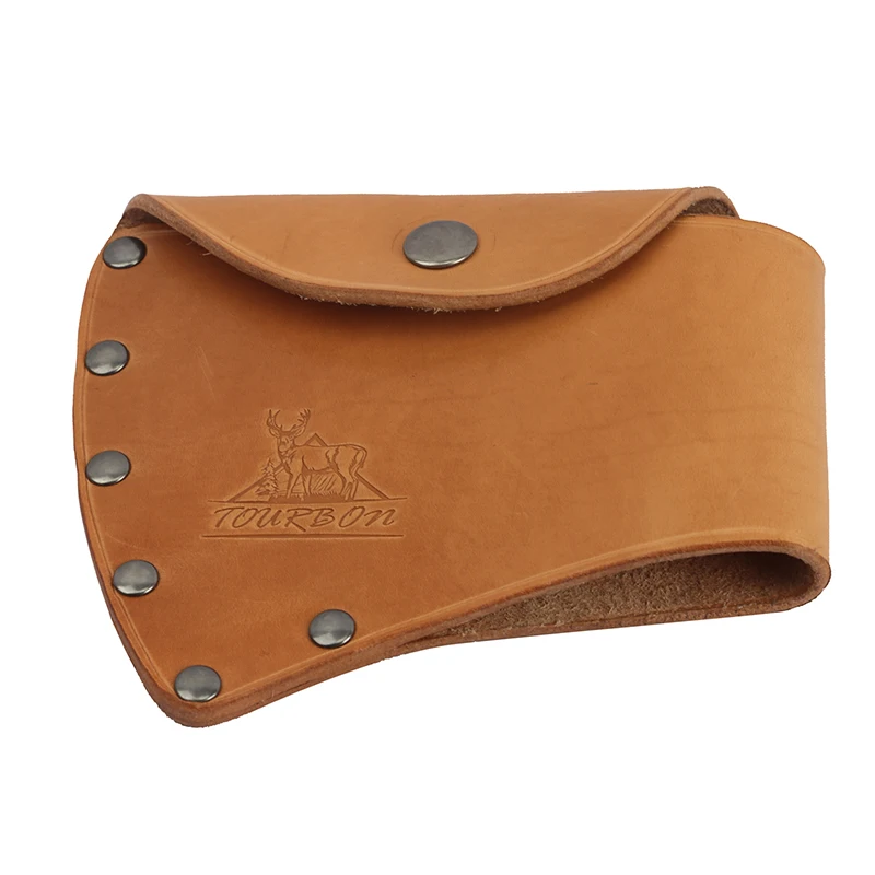 
Thick leather axe head cover woodworker axe sheath 