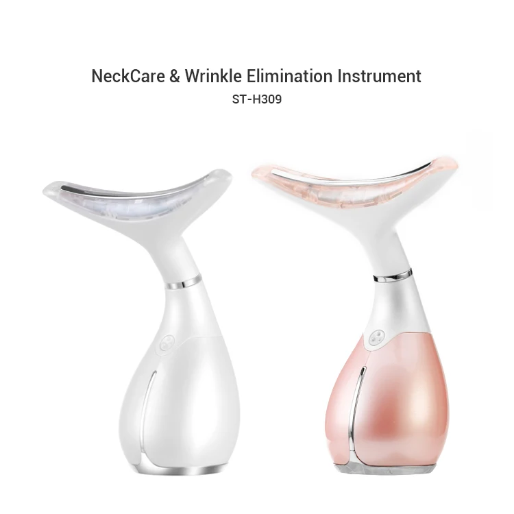 Korean Face Massager - Galvanic Microcurrent Face Lift Machine - LED Red Light Therapy Facial Skin Tightening Device