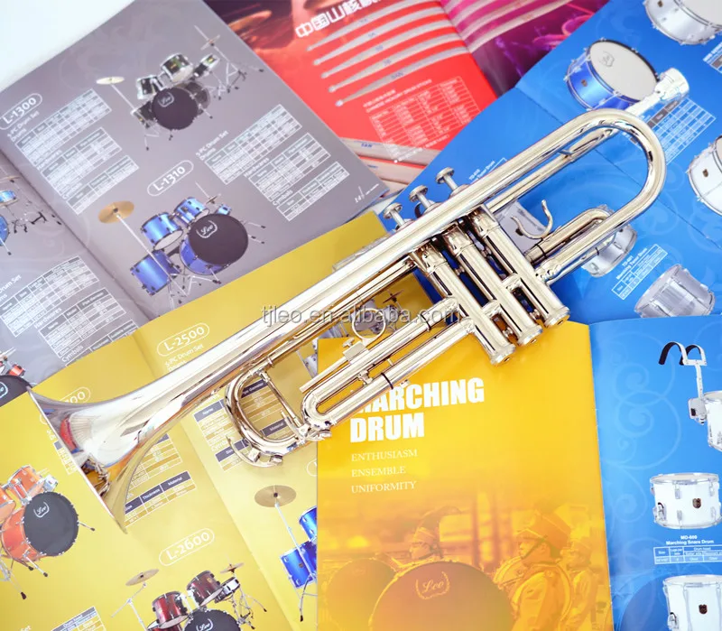 
Brass Wind Instrument, Cheap Student Nickel Trumpet 