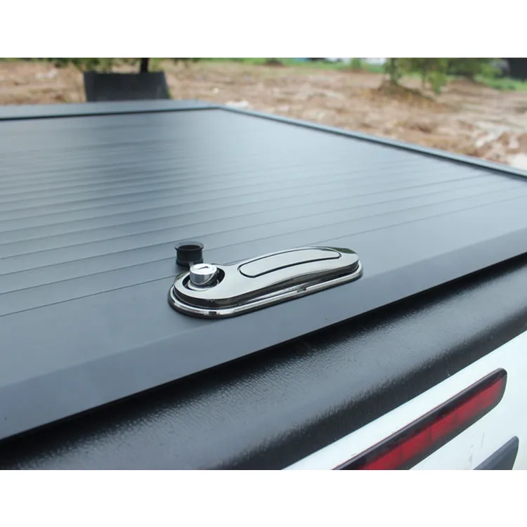 
waterproof pickup truck bed cover 4X4 Aluminum Roller lid With Lock for Tundra 5.5ft without utility rack 2014-2018 
