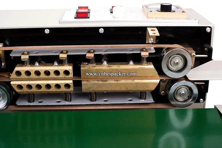 FR-900W Plastic Gear Continuous Bag Sealing Sealer Band