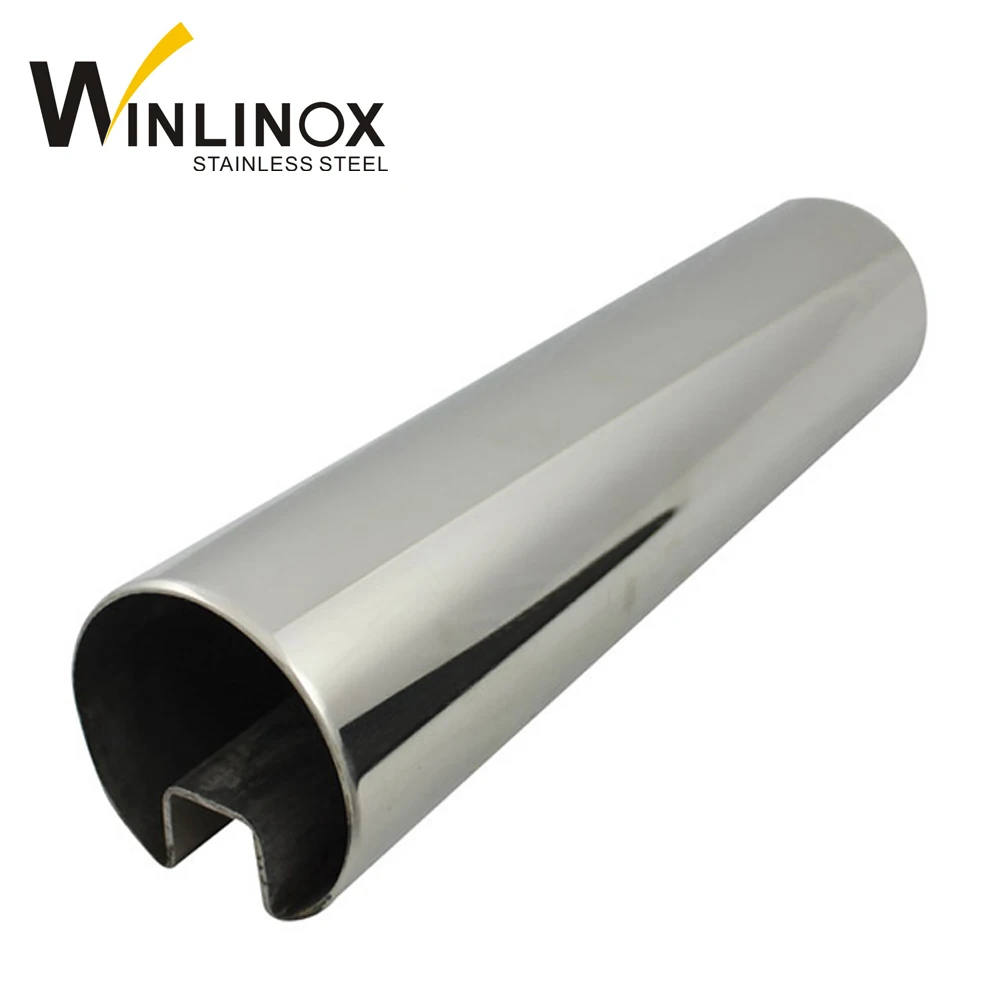 China manufacturer Foshan inox 1.4301/1.4401 groove tube