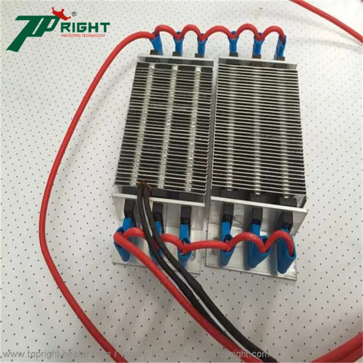 
75*65*15mm electric aluminium finned ptc air heating element, electric ptc heater 