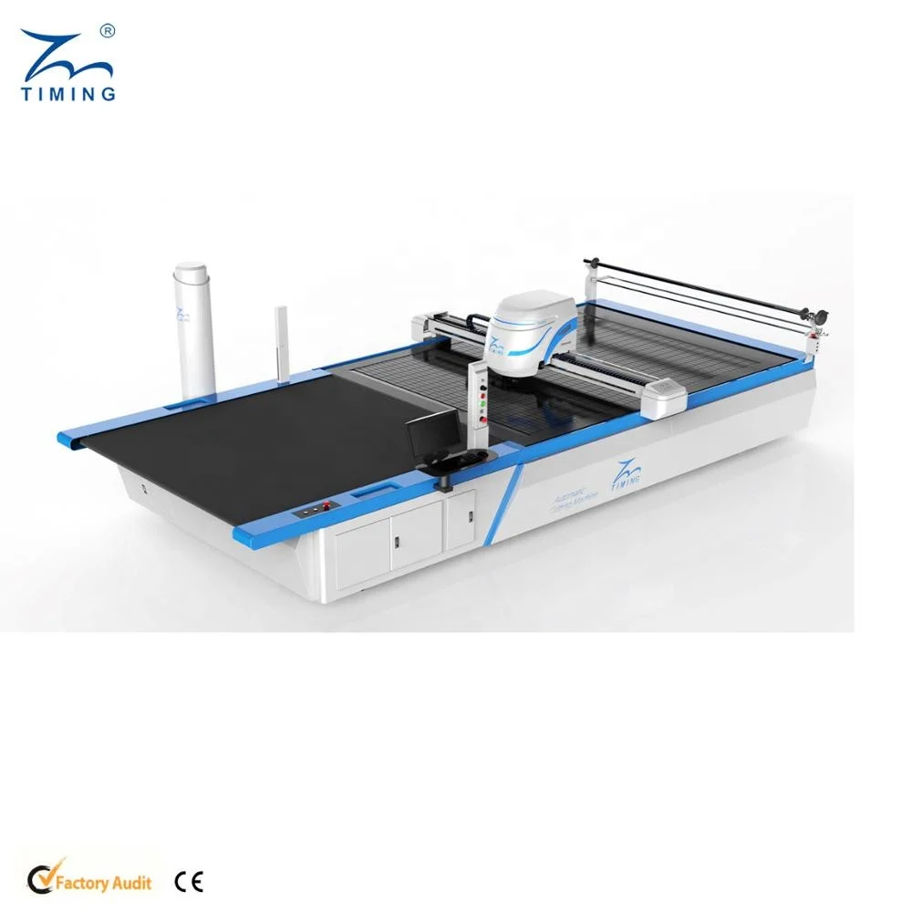 Waterproof fabric multi layers cnc cutting machine