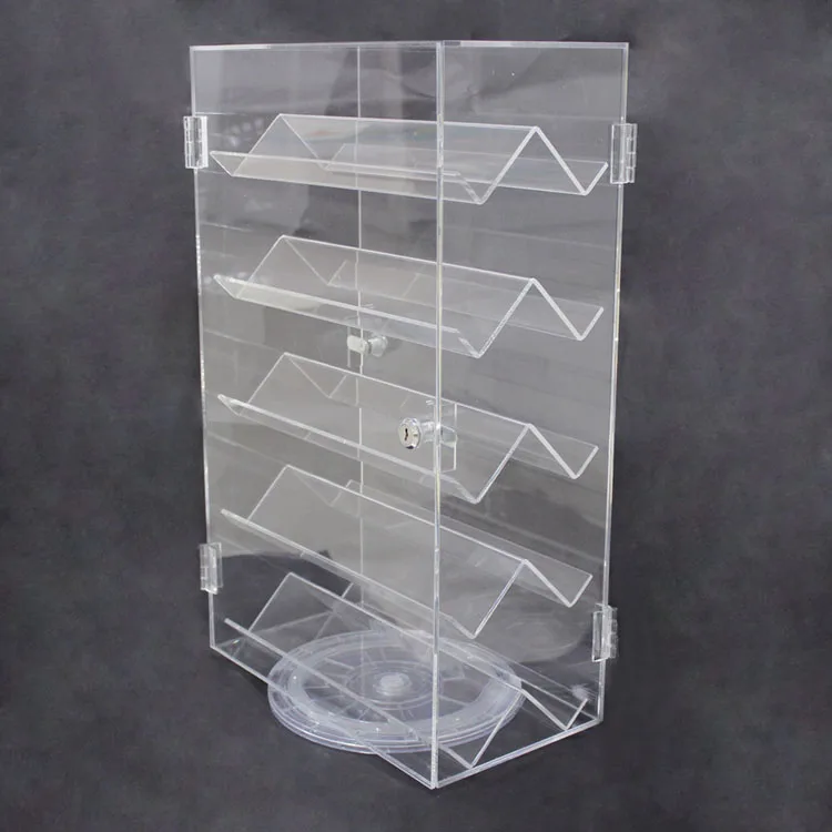 Wholesale Cheap High Quality Clear Acrylic Multi-tiers Sundry Display Shelf