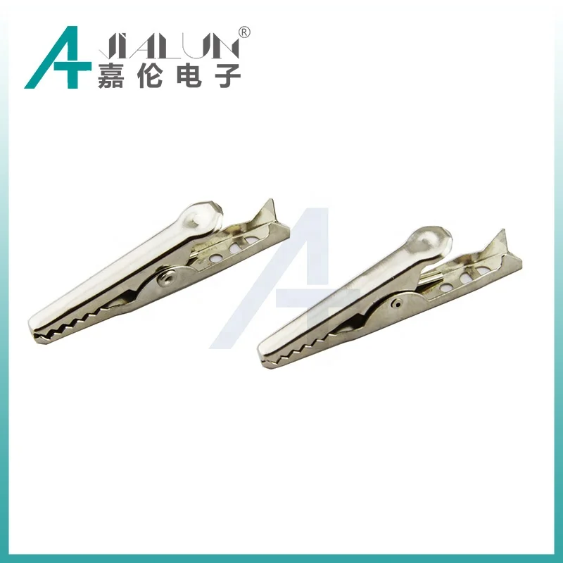 JIALUN PVC Insulator Alligator Battery Clip Stainless Electrical Crocodile Clip Clamps