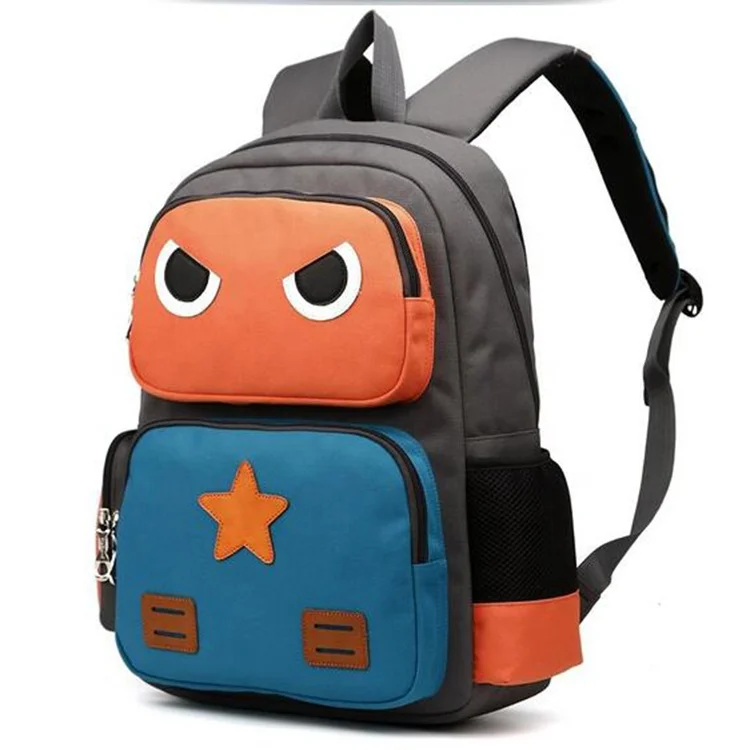 Милый детский школьный 3D-Рюкзак с роботом на плечо