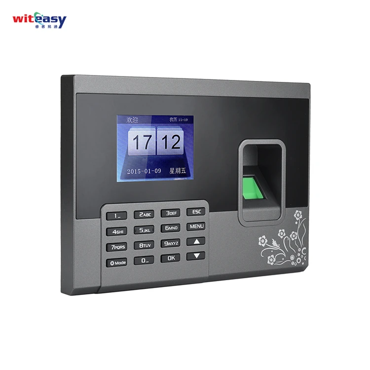 
2020 Advanced Biometric Fingerprint Scanner Biometric Time In Time Out Finger Print Attendance Machine 
