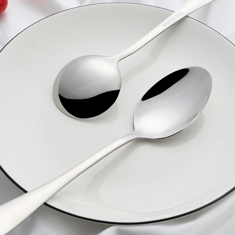 Wholesale high quality elegant cutlery stainless steel knife fork spoon flatware set gift hotel restaurant tableware custom logo