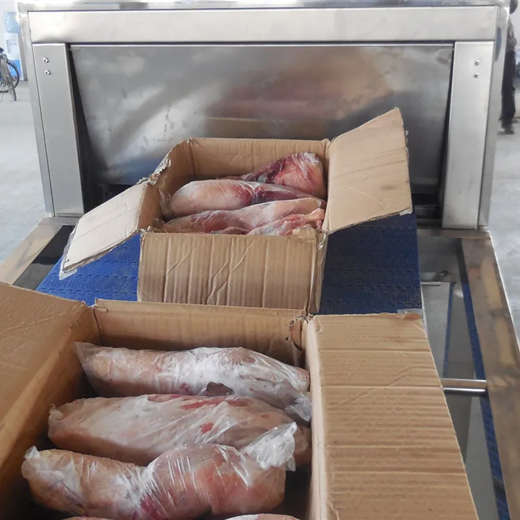 Туннель для микроволновки, машина для размораживания замороженного мяса, оборудование для размораживания говядины