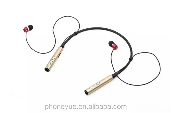 Супер легкий спорт шейным беспроводные наушники bluetooth гарнитура для телефона