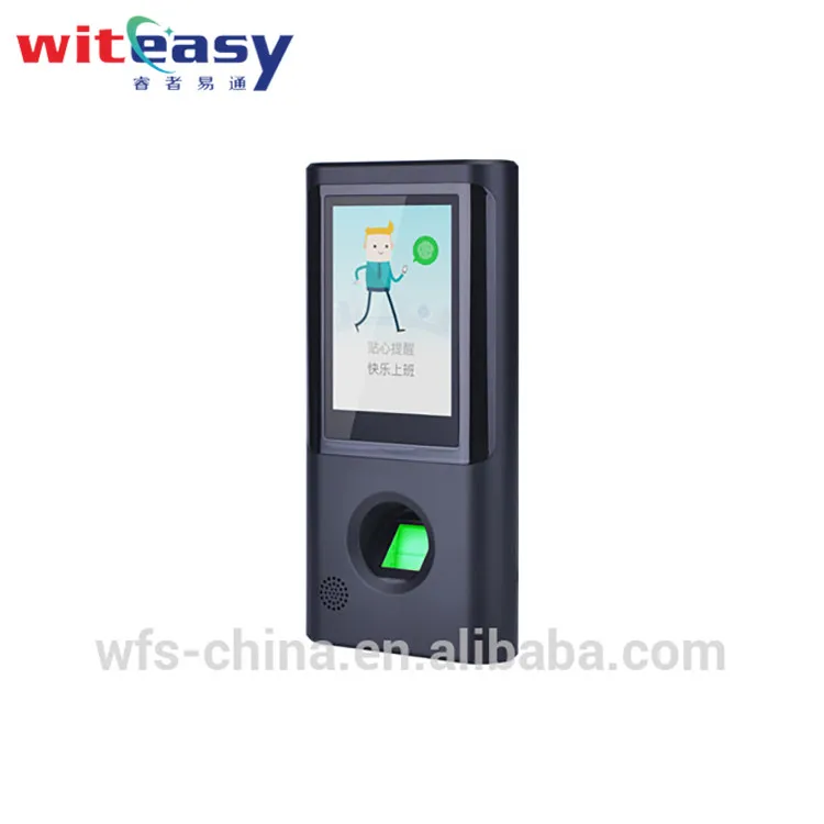 
BS and TCP/IP Fingerprint time attendance machine with 4 inch capacitive touch screen 