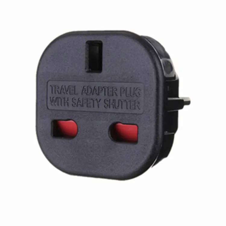 9625 Uk to euro plug adapter eu to uk /uk to schuko adapter plug factory supply