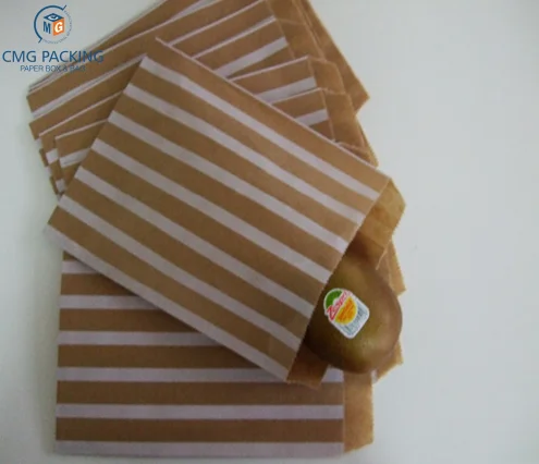 Cute little Brown Kraft Paper Bags Candy Gift Paper Bags 18 cmX 13 cm - for gifts, jewelry, soap, toys merchandise