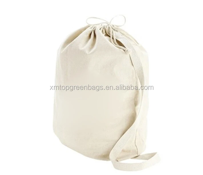 Cheap Large Cotton Drawstring Shoes Dust Pouches With Ribbon String