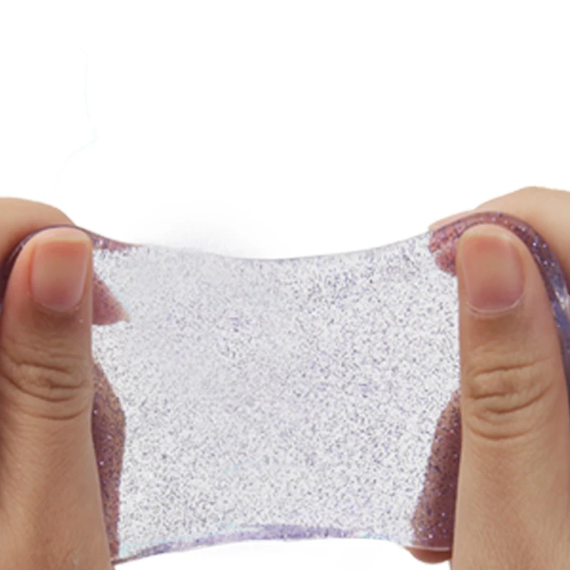 Одобренная ASTM 150 г Капсульная глина с блеском слайм из мягкого кристалла