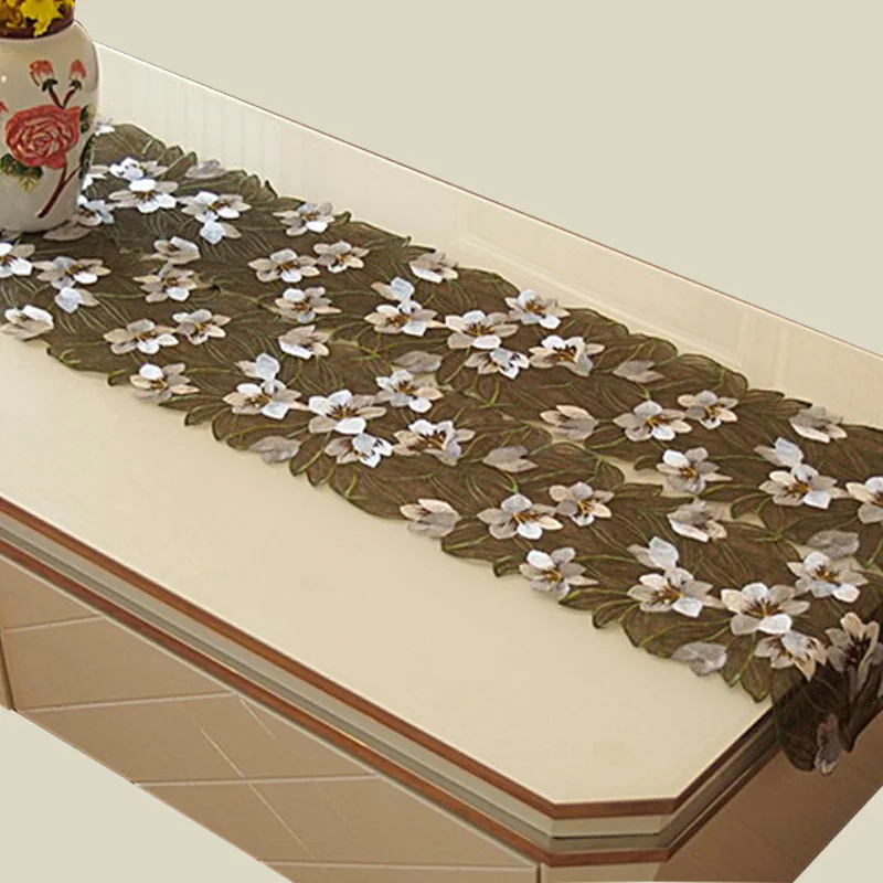 Праздничные рождественские свечи, дизайнерская скатерть с вышивкой и скатерть