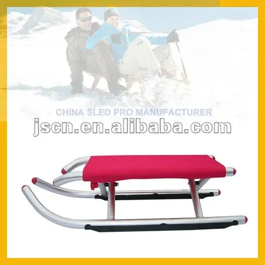 
foldable aluminum snow sled 